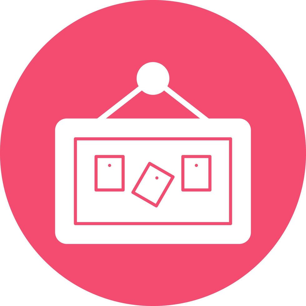 Pinboard Vector Icon Design