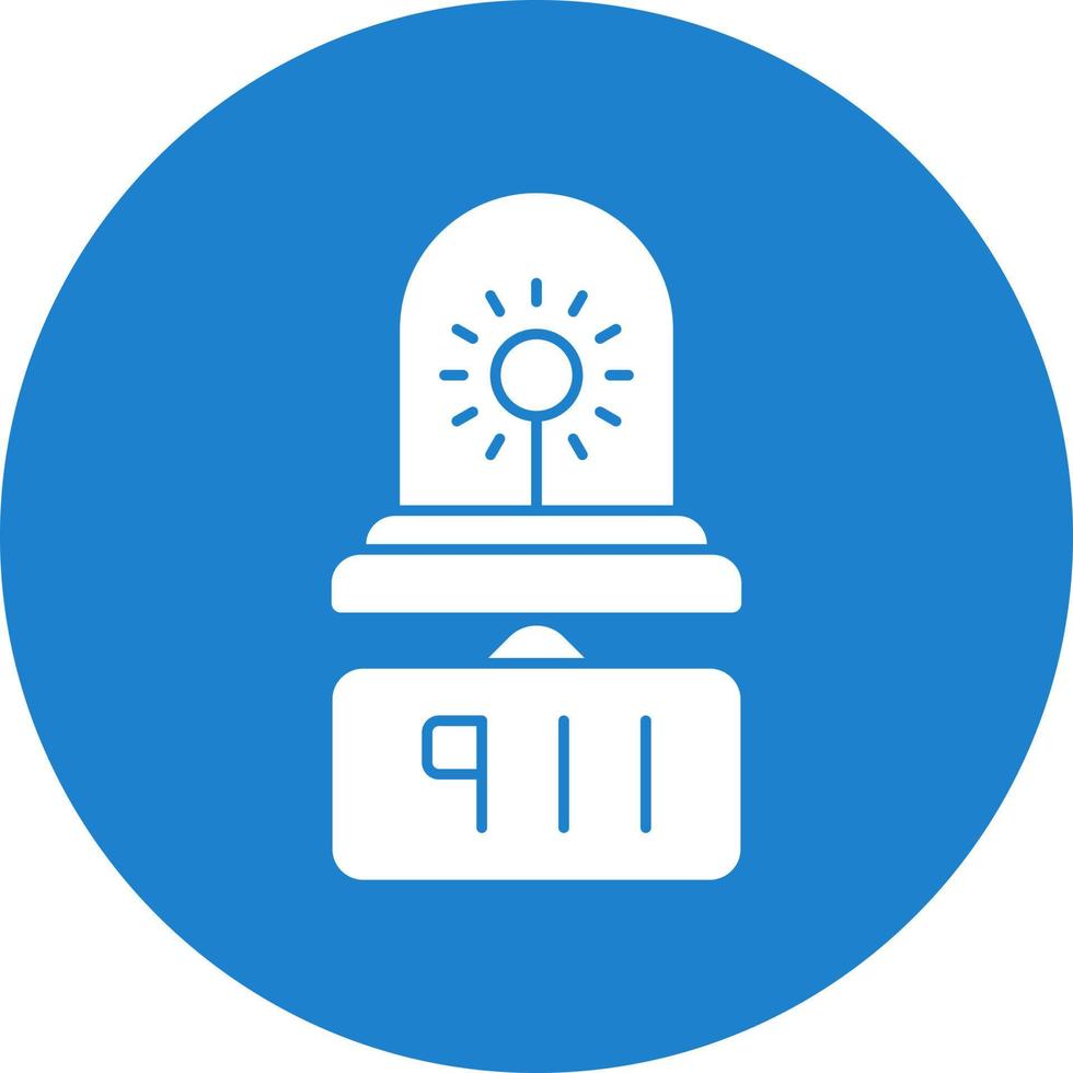 911 Call Vector Icon Design