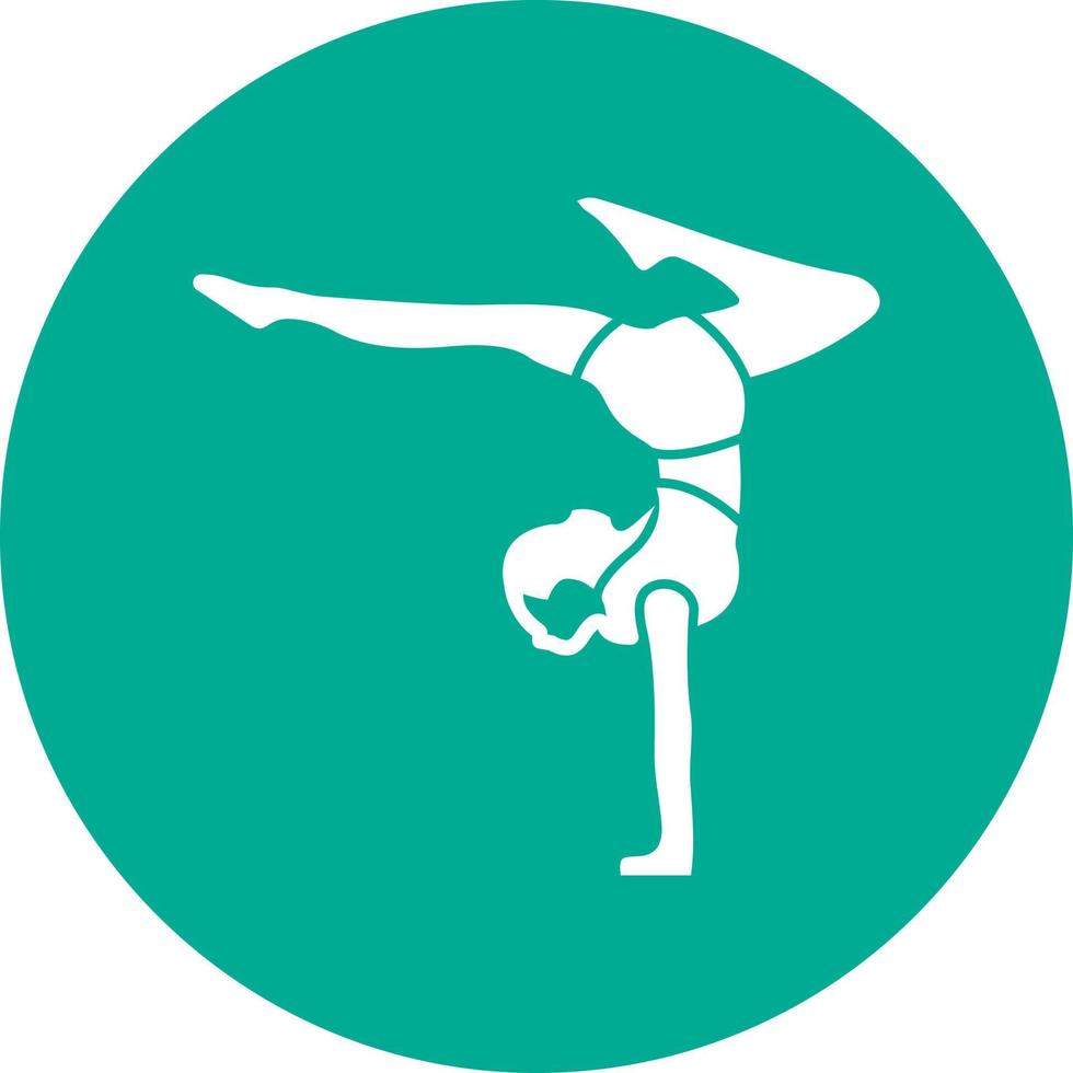 Acrobatic Vector Icon Design