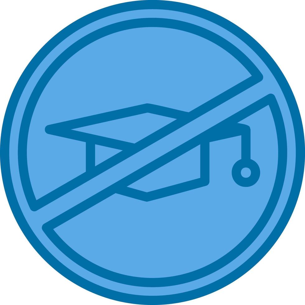 No Education Vector Icon Design