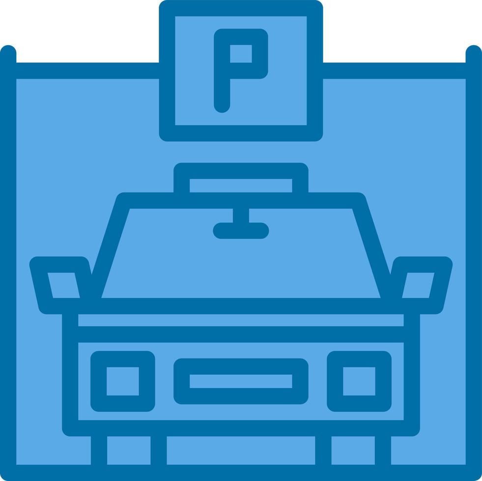 Parking Vector Icon Design