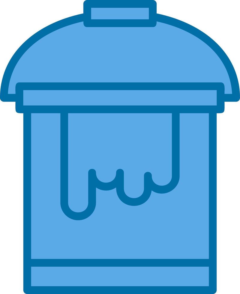 Paint Bucket Vector Icon Design