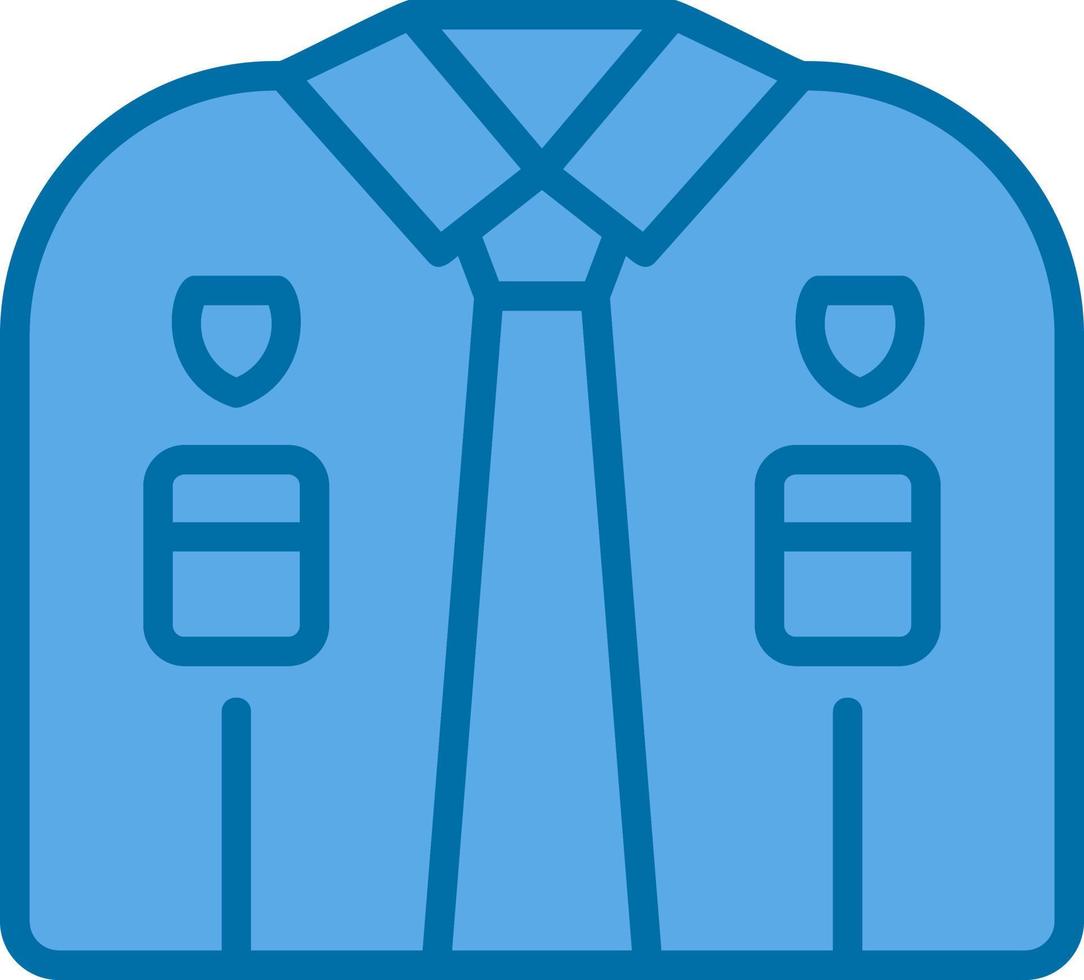 Police Uniform Vector Icon Design