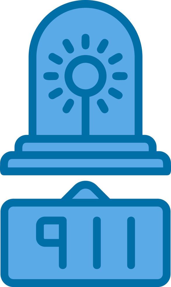 911 Call Vector Icon Design