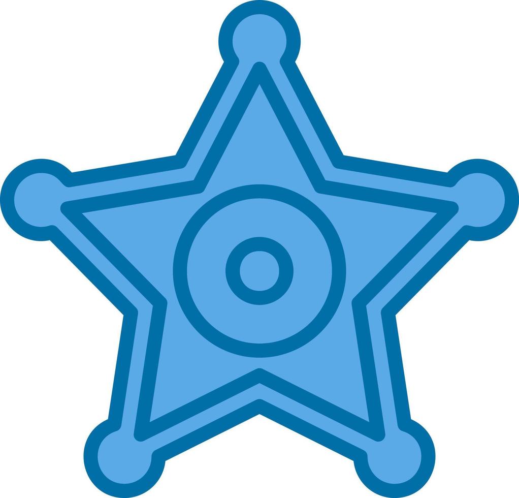 diseño de icono de vector de insignia de sheriff