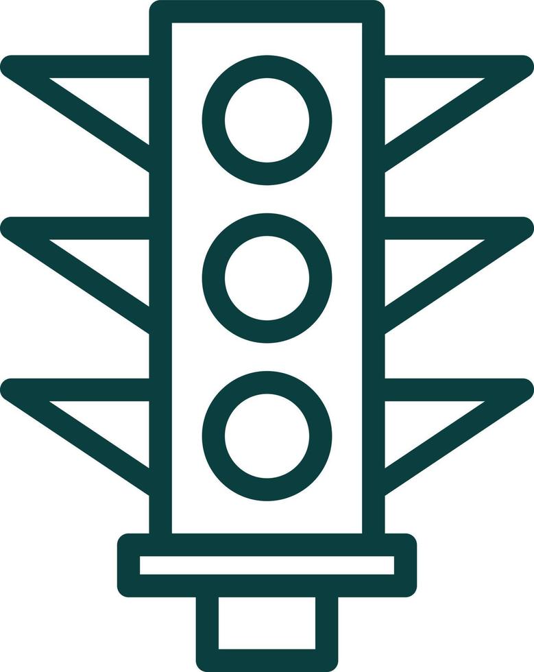 Traffic Signal Vector Icon Design