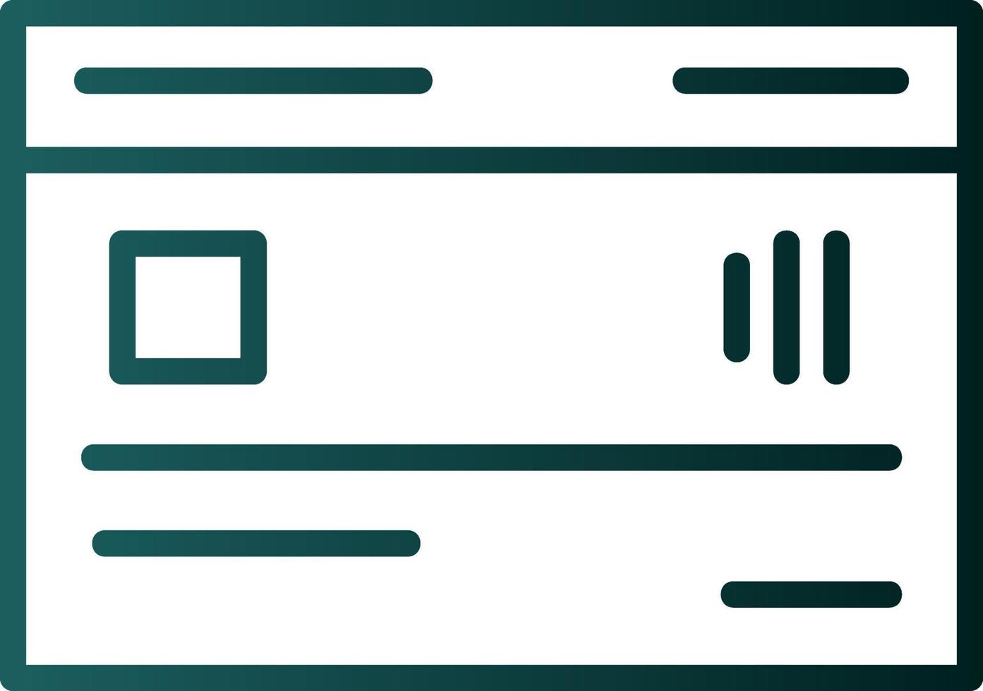 Credit Card Vector Icon Design