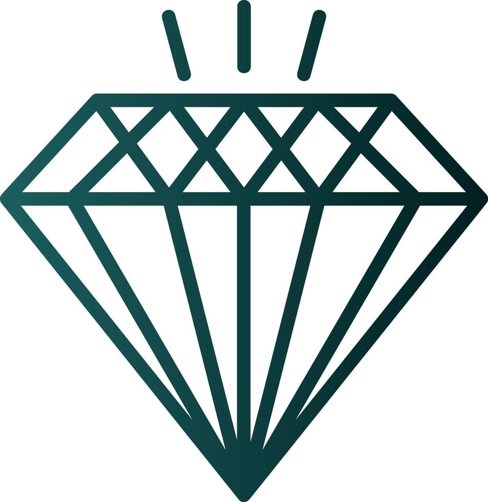 Diamond Vector Icon Design