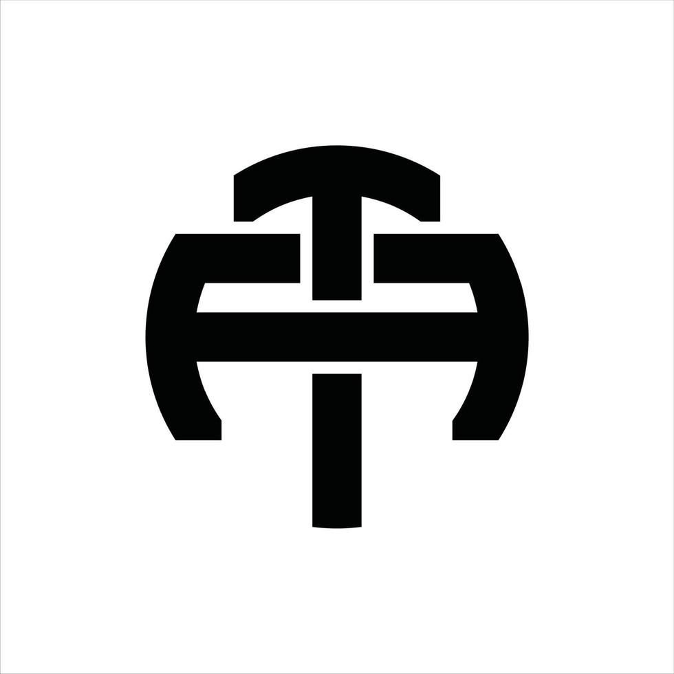 TA Logo monogram design template vector