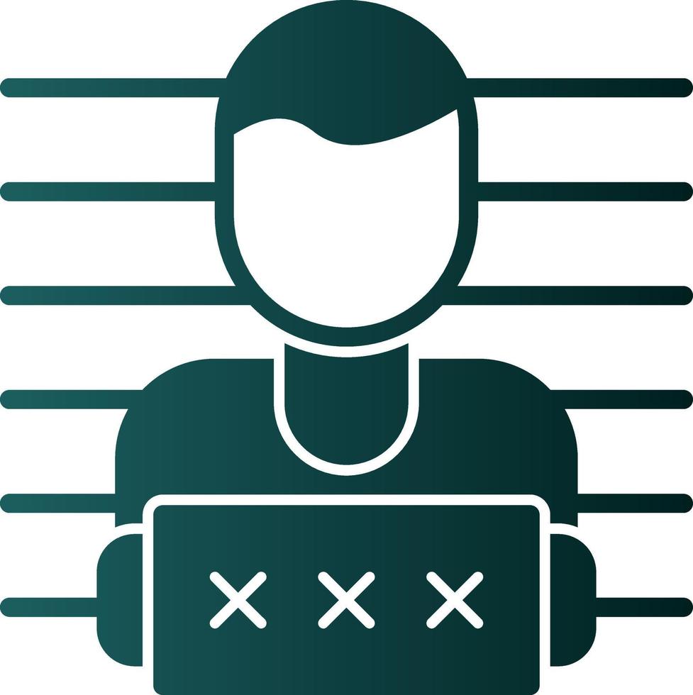 Mugshot Vector Icon Design
