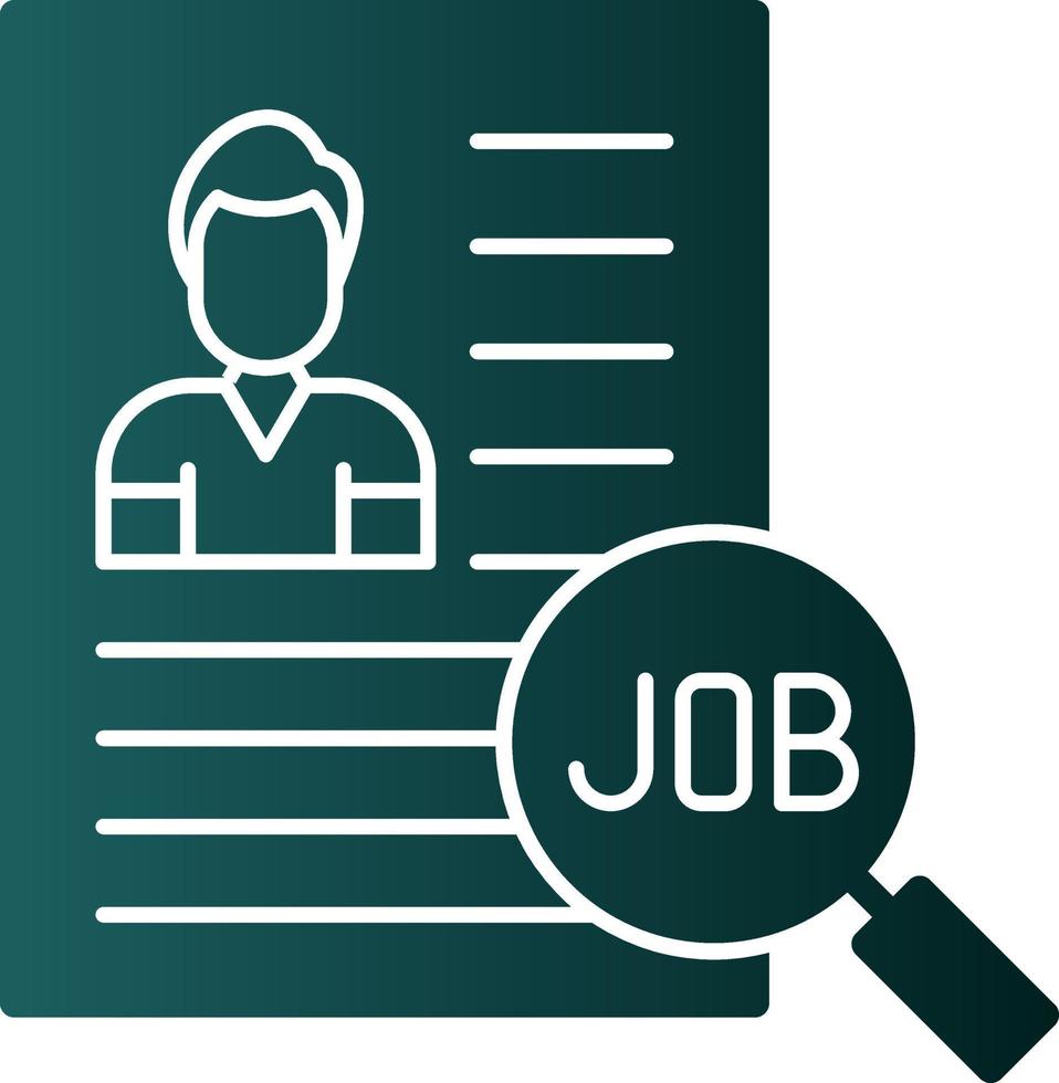 Job Vector Icon Design