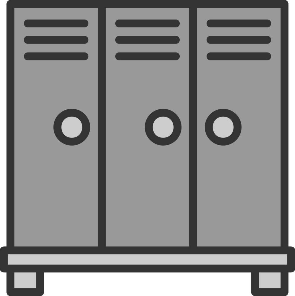 Locker Vector Icon Design