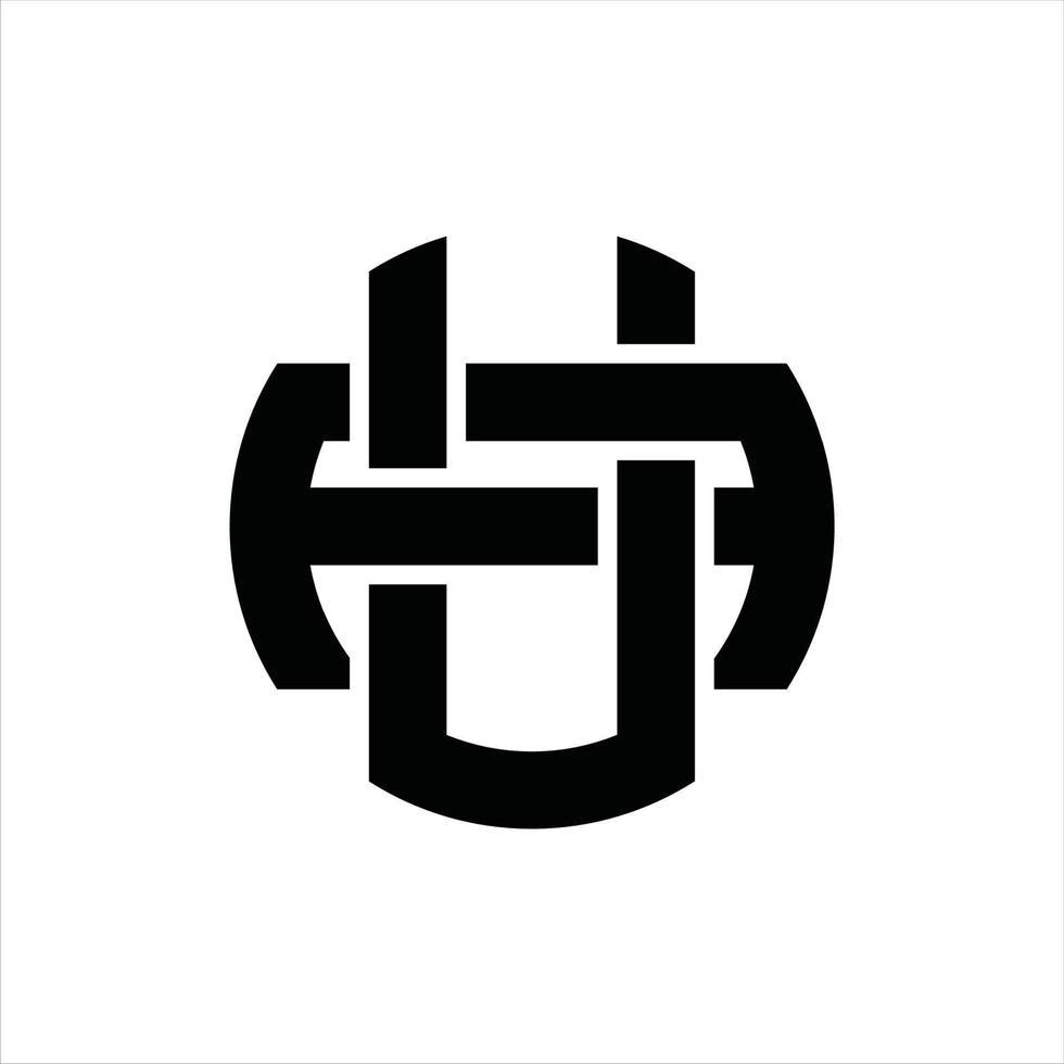 UA Logo monogram design template vector
