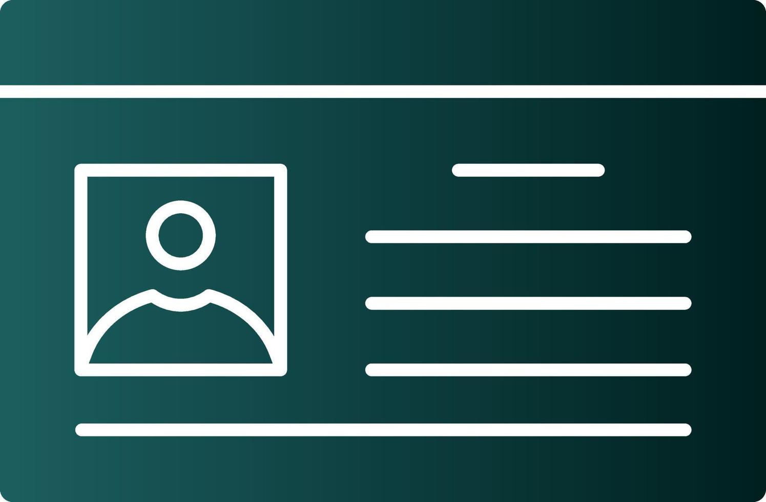 Id Card Vector Icon Design