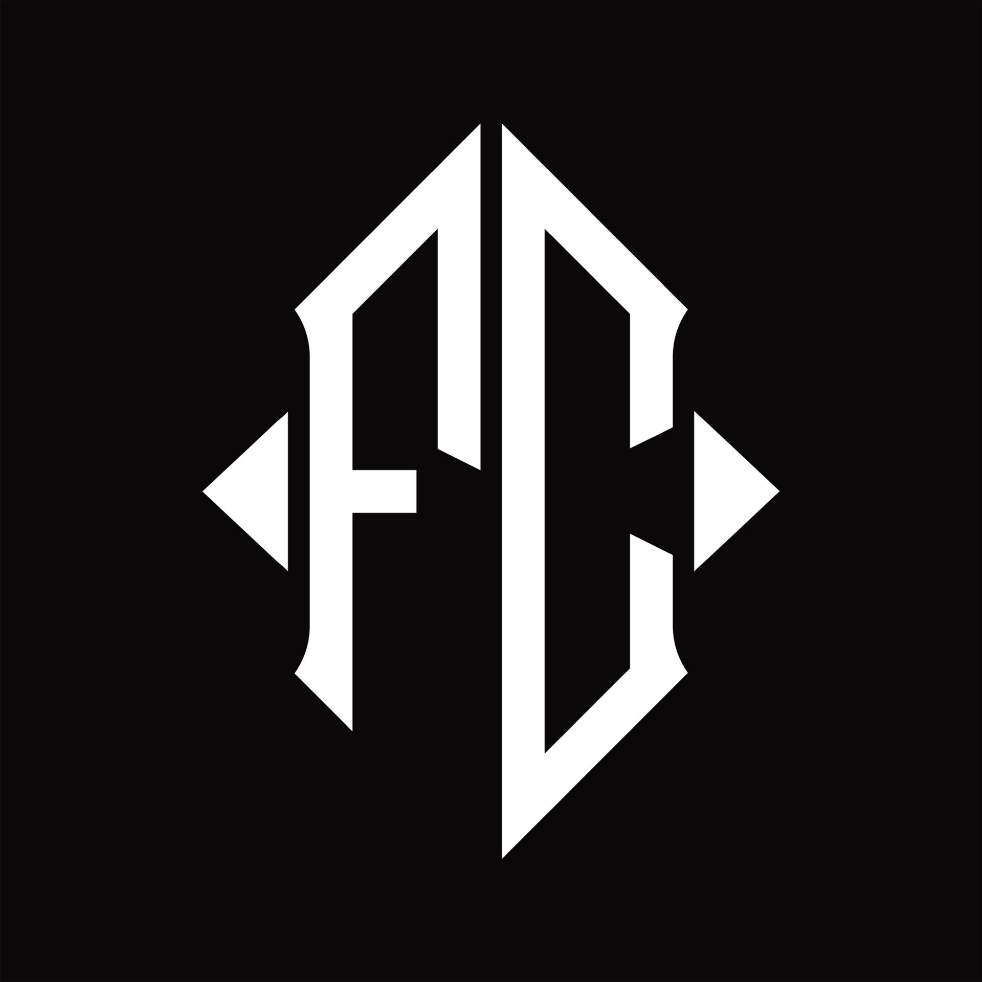 FC Logo monogram with shield shape isolated design template 16567592 ...