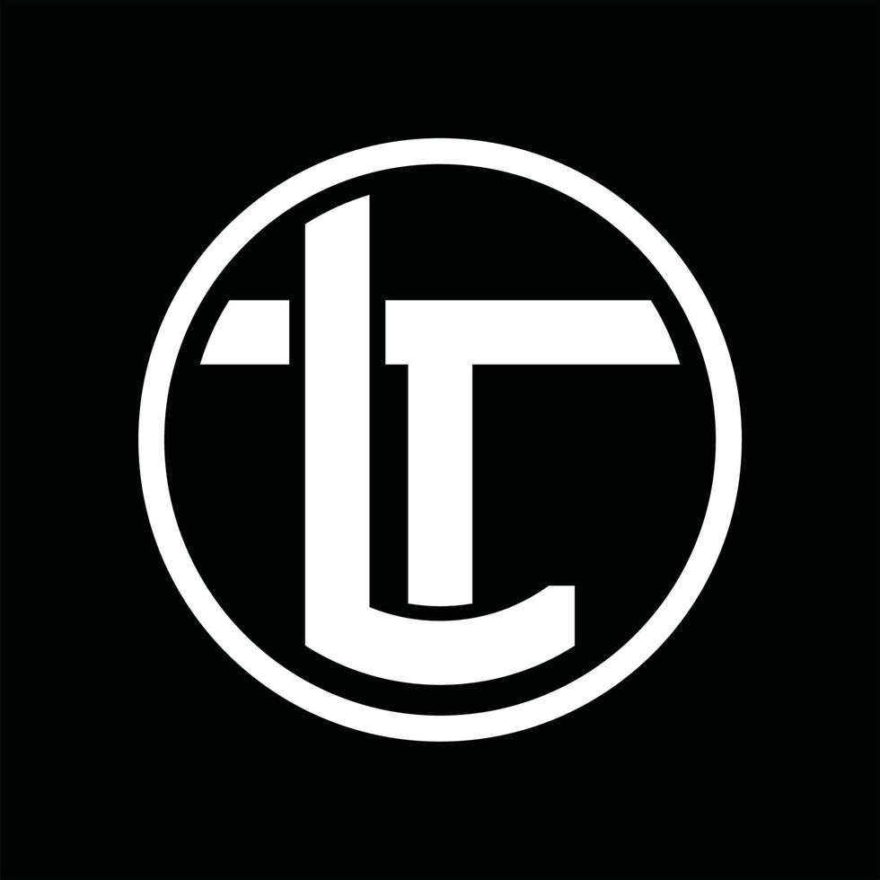 LT Logo monogram design template vector