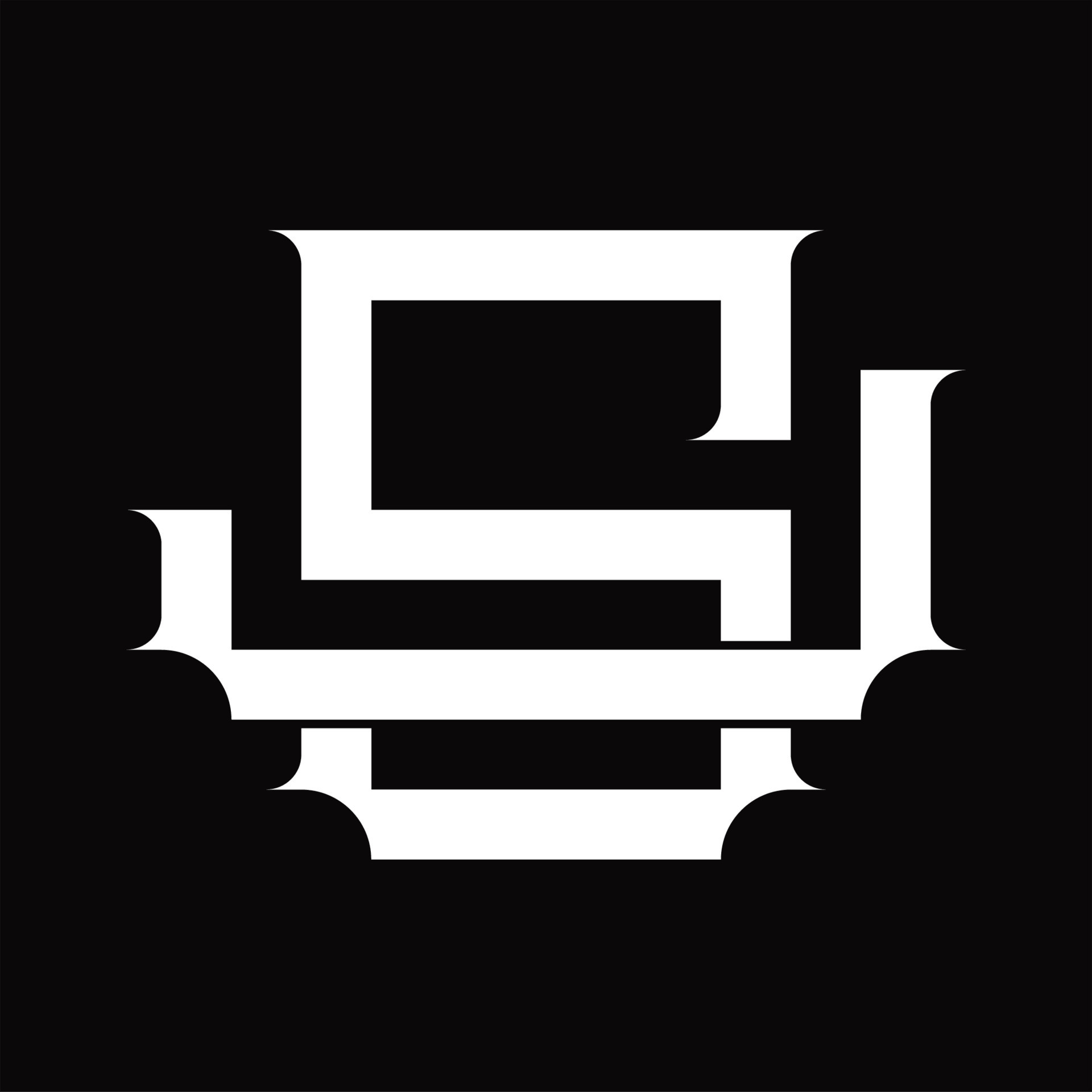 JS Logo monogram with vintage overlapping linked style design template ...