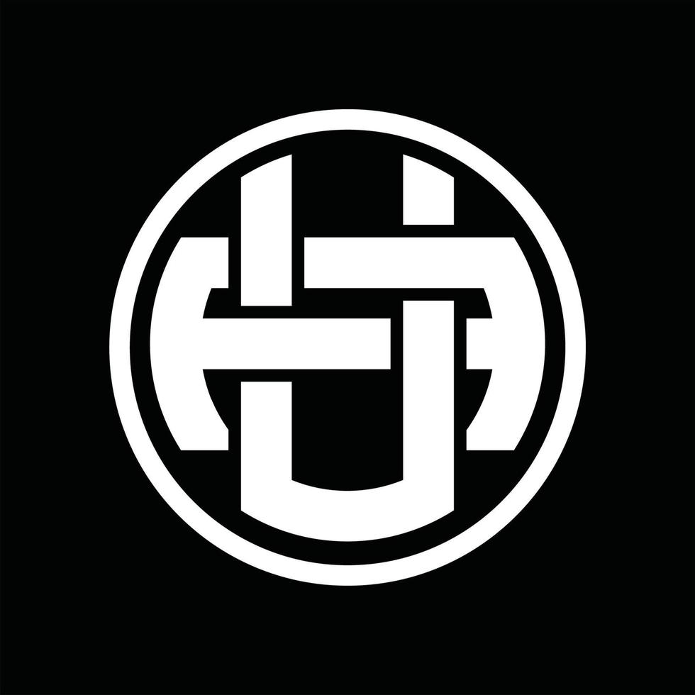 UA Logo monogram design template vector