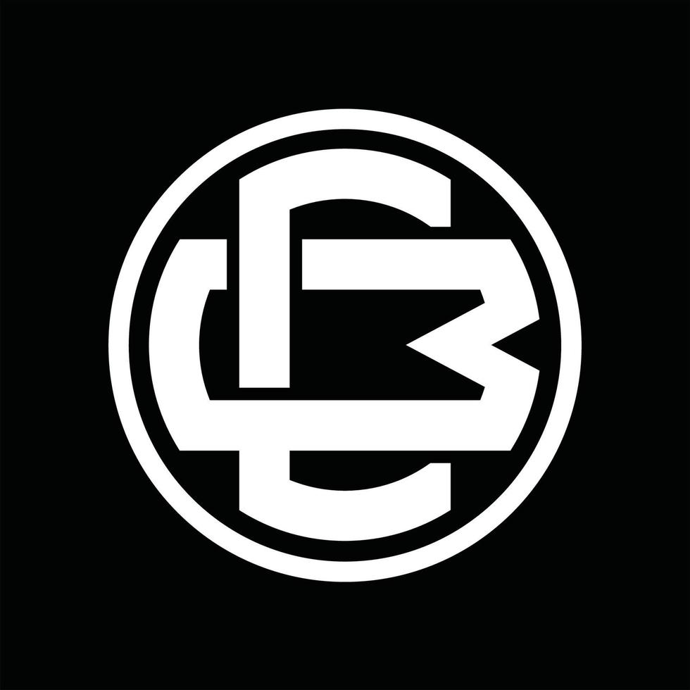 CB Logo monogram design template vector
