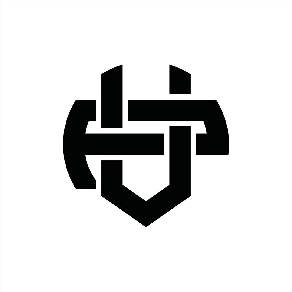 VP Logo monogram design template vector