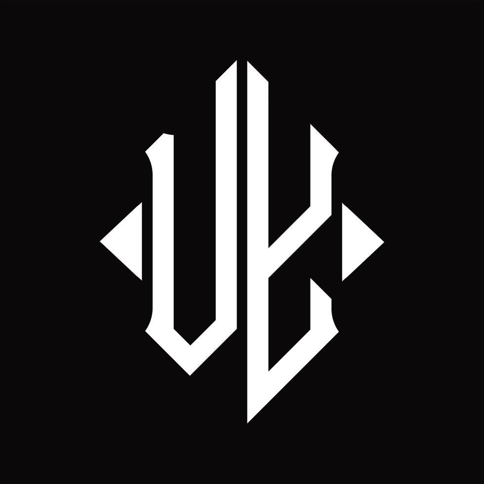 monograma de logotipo vy con plantilla de diseño aislado en forma de escudo vector
