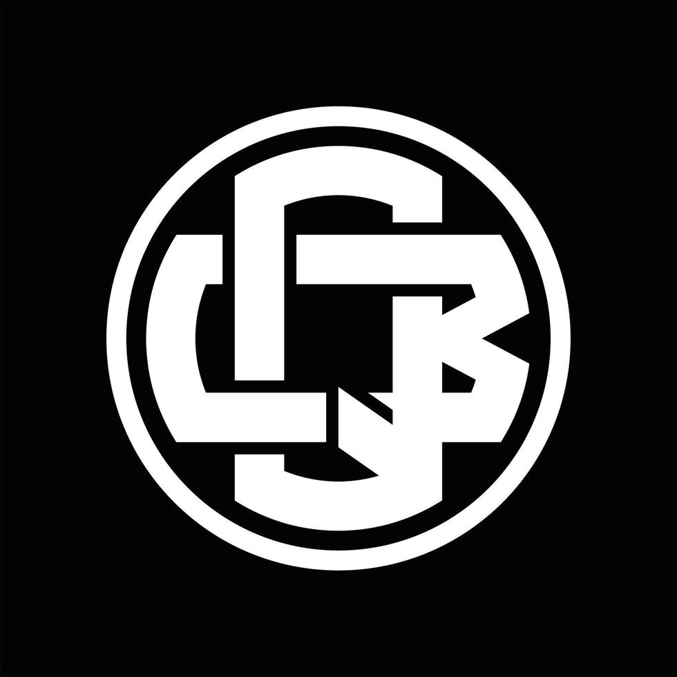QB Logo monogram design template vector