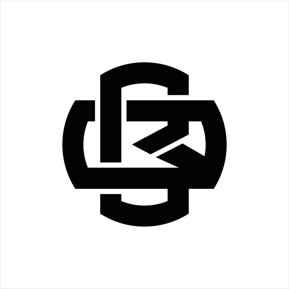 BQ Logo monogram design template vector