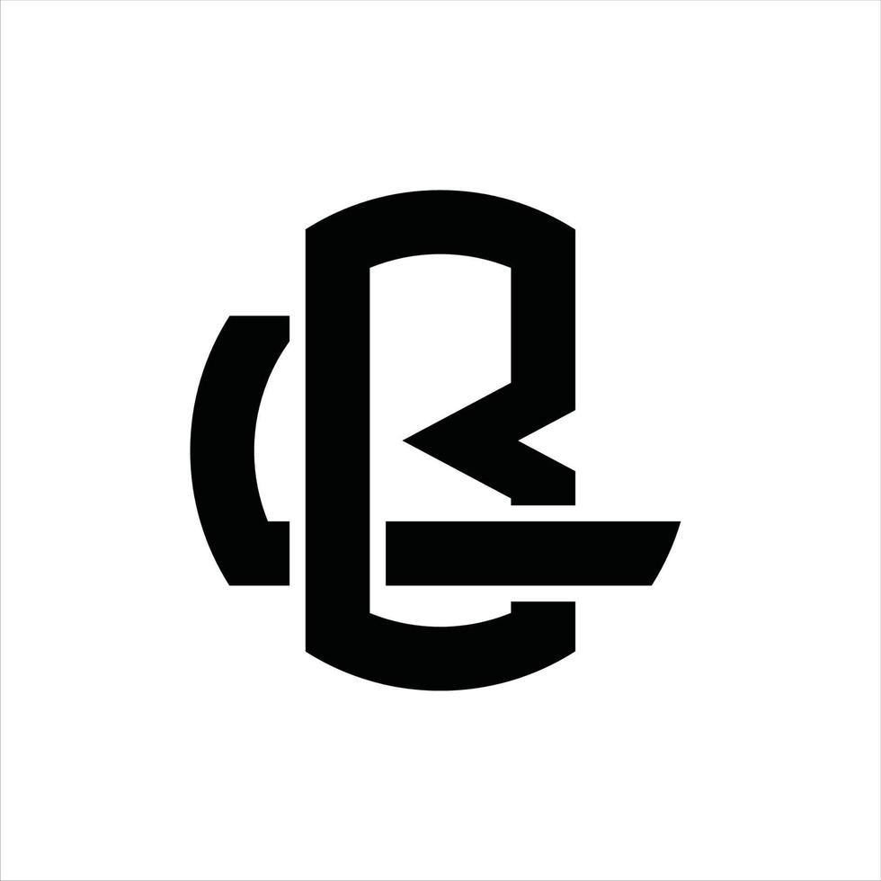 BL Logo monogram design template vector