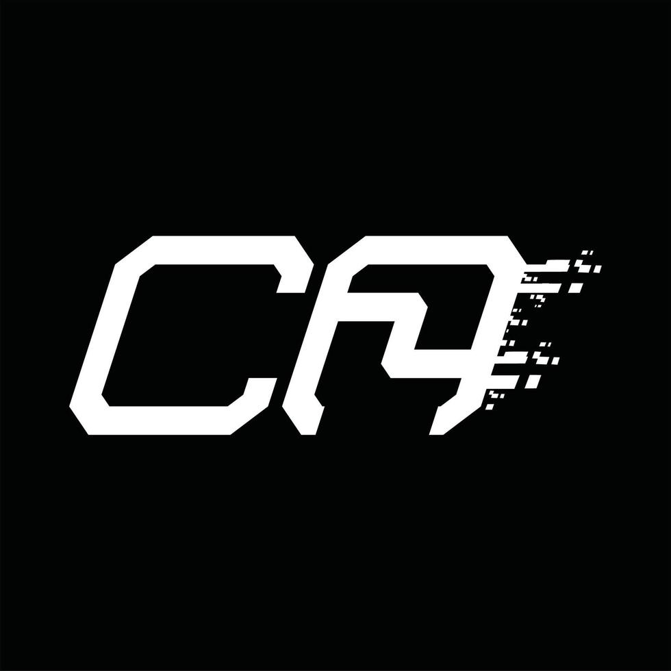 CA Logo monogram abstract speed technology design template vector