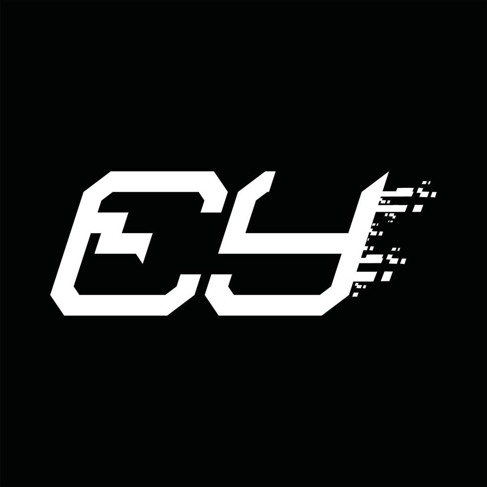 EY Logo monogram abstract speed technology design template vector