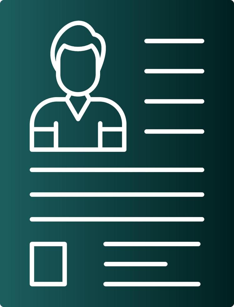 Resume Vector Icon Design