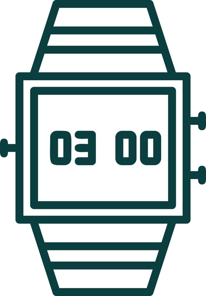 diseño de icono de vector de reloj inteligente