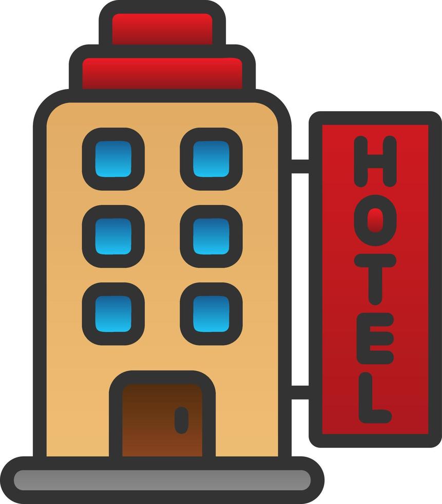 Hotel Vector Icon Design