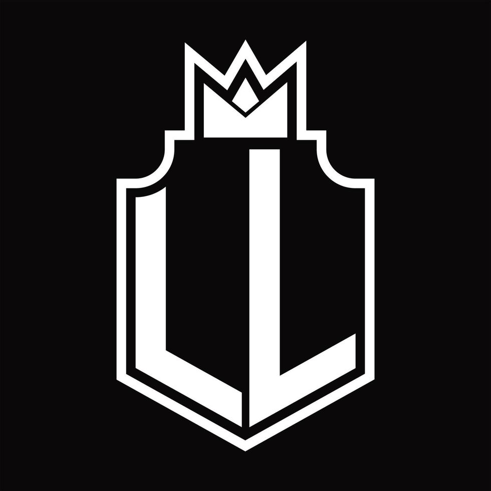 LL Logo monogram design template 16577296 Vector Art at Vecteezy