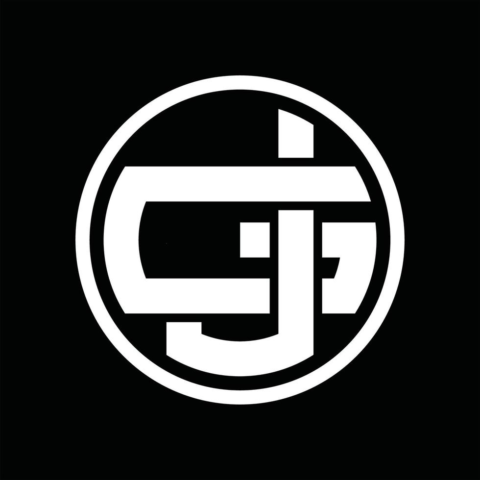 JG Logo monogram design template vector