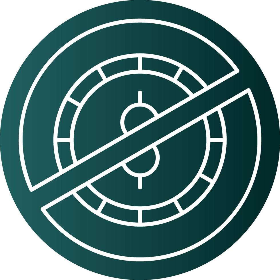 No Money Vector Icon Design
