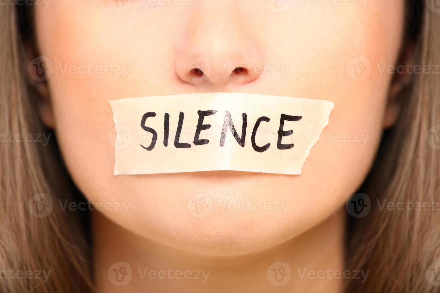 Be silent concept 16577772 Stock Photo at Vecteezy