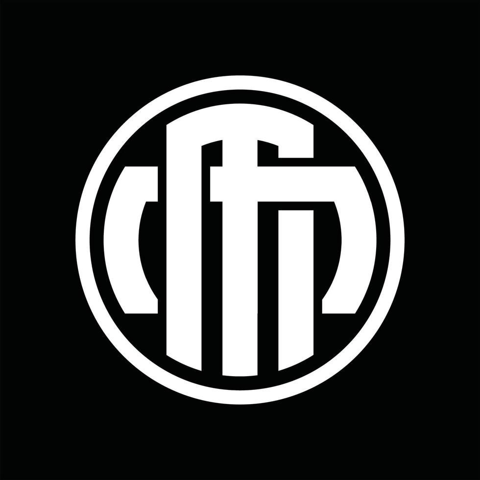 MM Logo monogram design template vector
