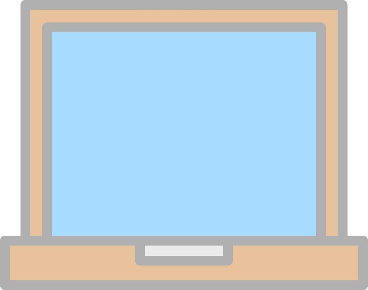 Laptop Screen Vector Icon Design