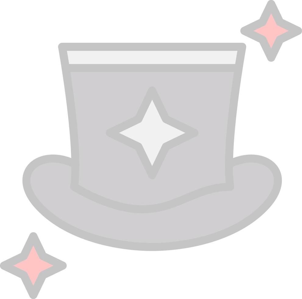 diseño de icono de vector de sombrero de mago