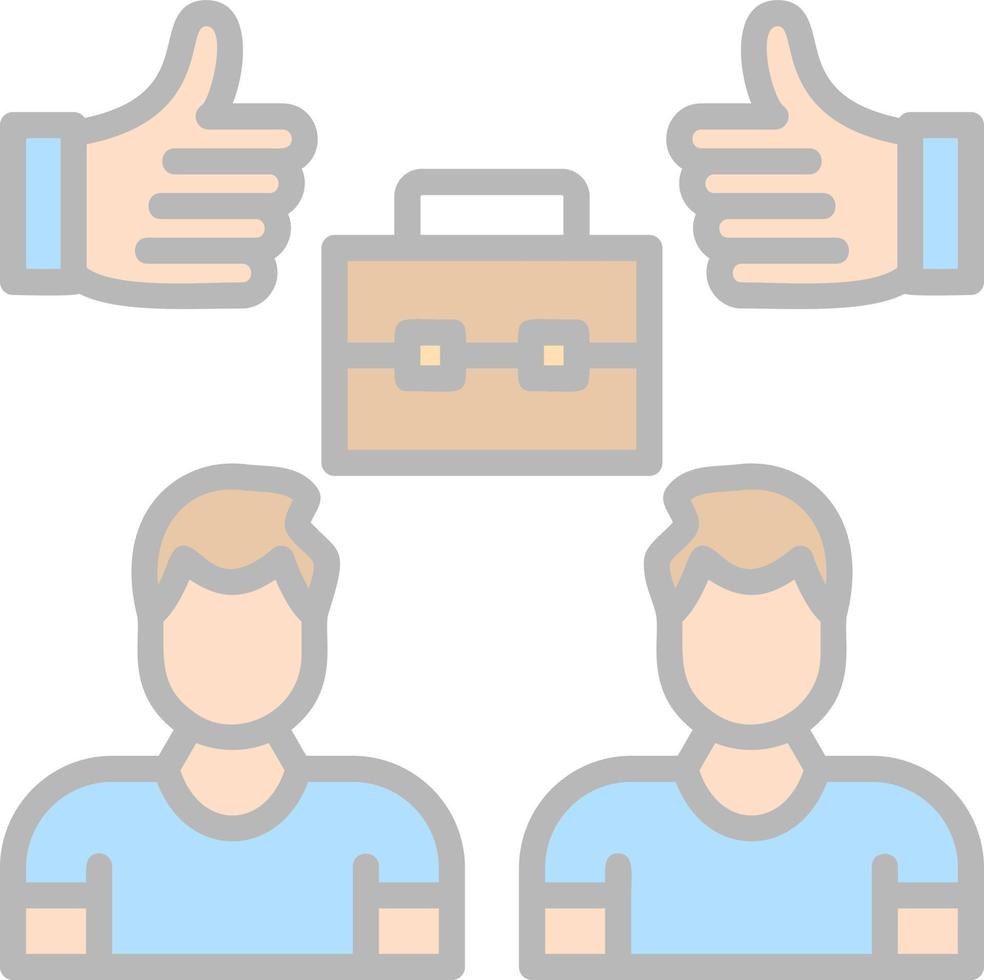 Partnership Vector Icon Design