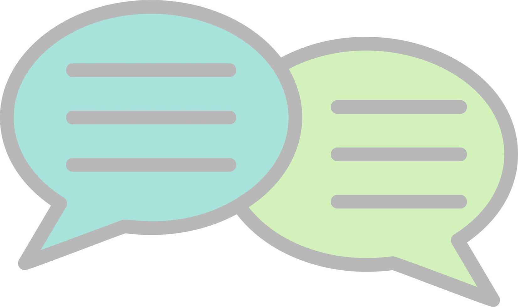 Chatting Vector Icon Design