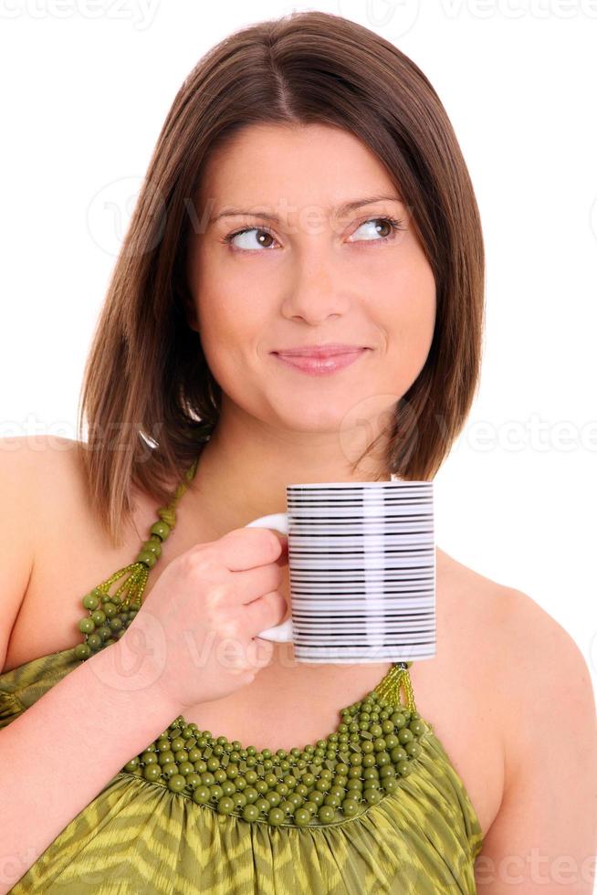 Woman with Morning coffee photo