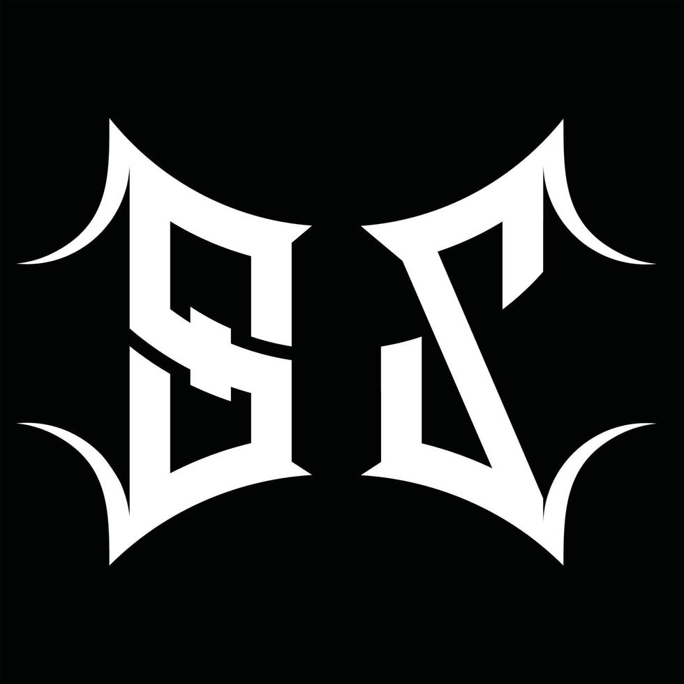 SZ Logo monogram with abstract shape design template 16579331 Vector ...