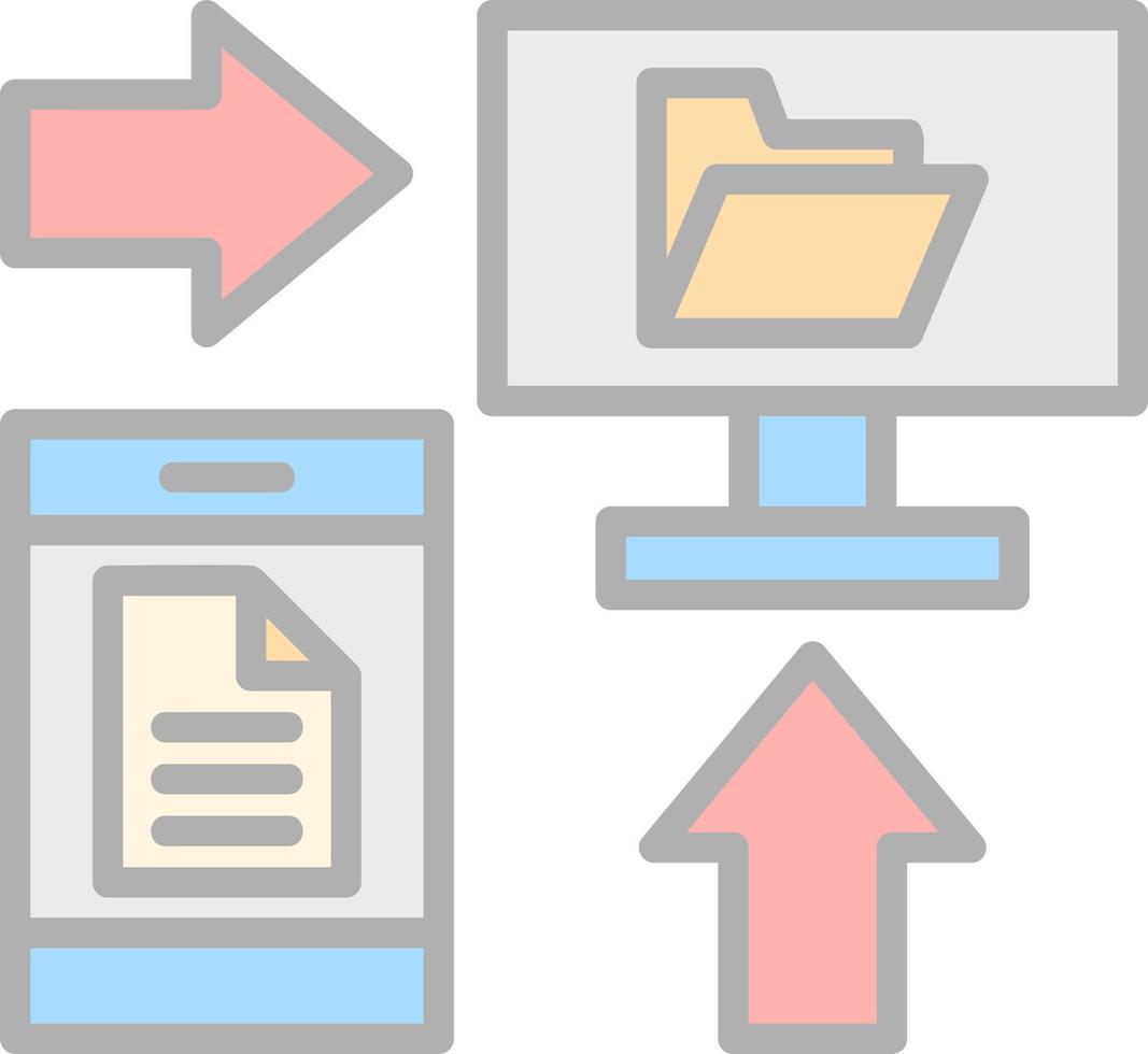 Transfer Vector Icon Design