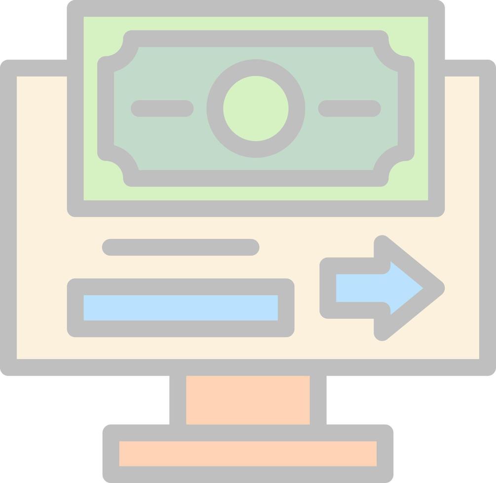 Online Payment Vector Icon Design