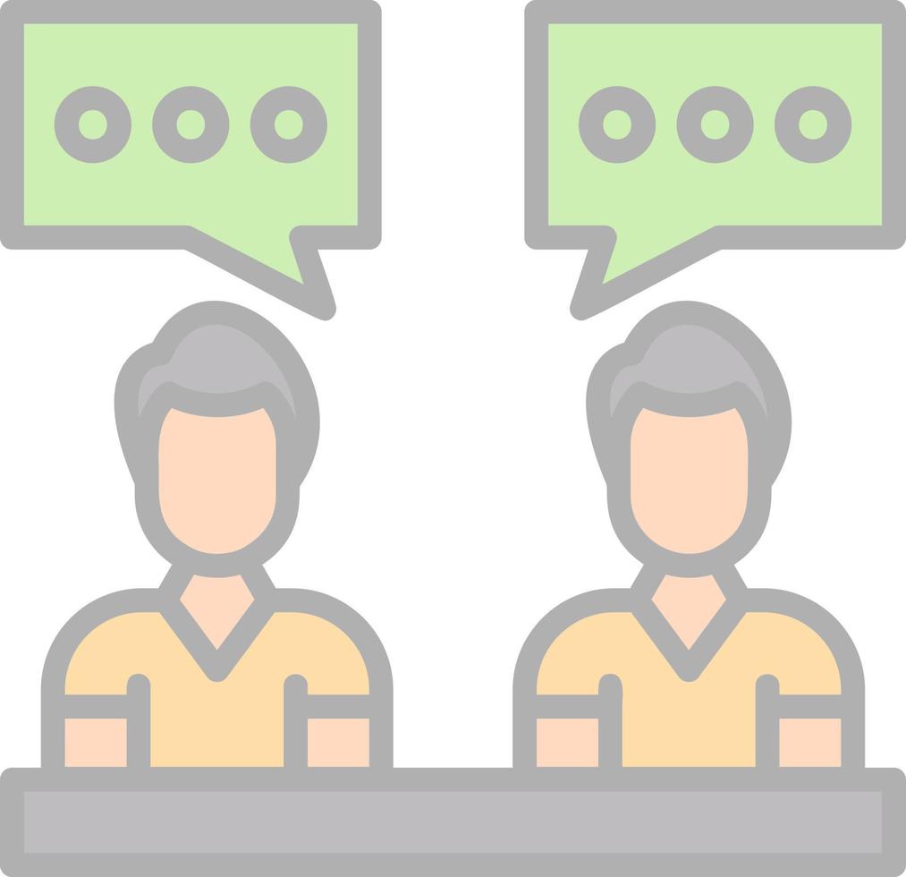Meeting Vector Icon Design