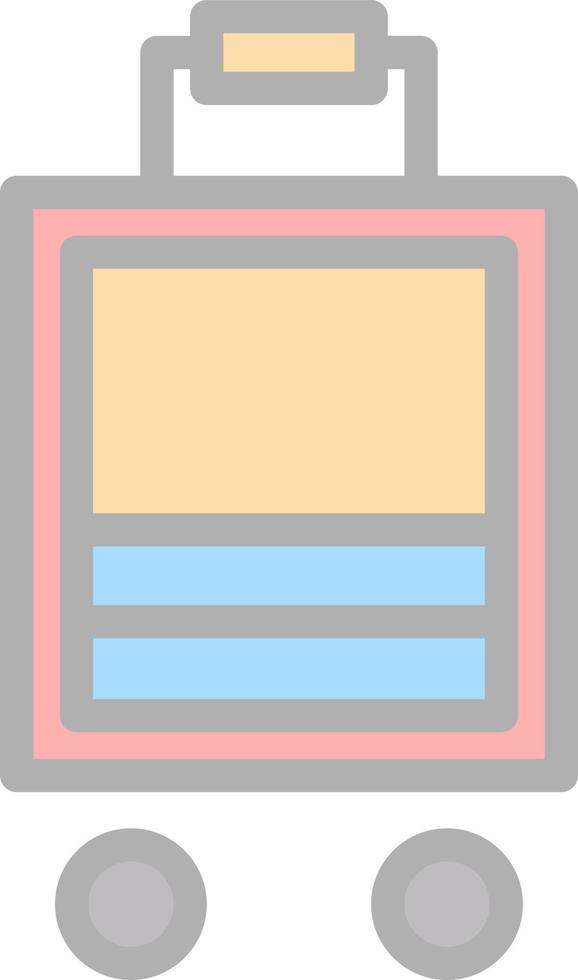 Baggages Vector Icon Design