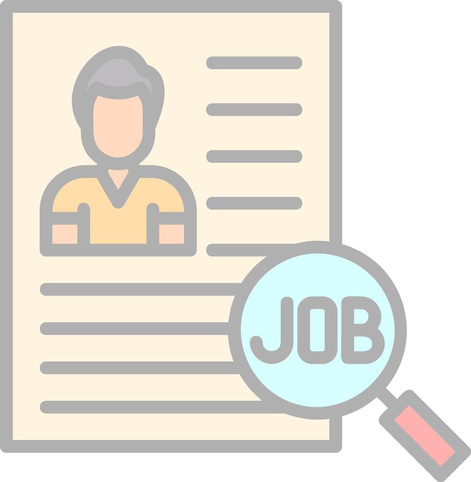 Job Vector Icon Design