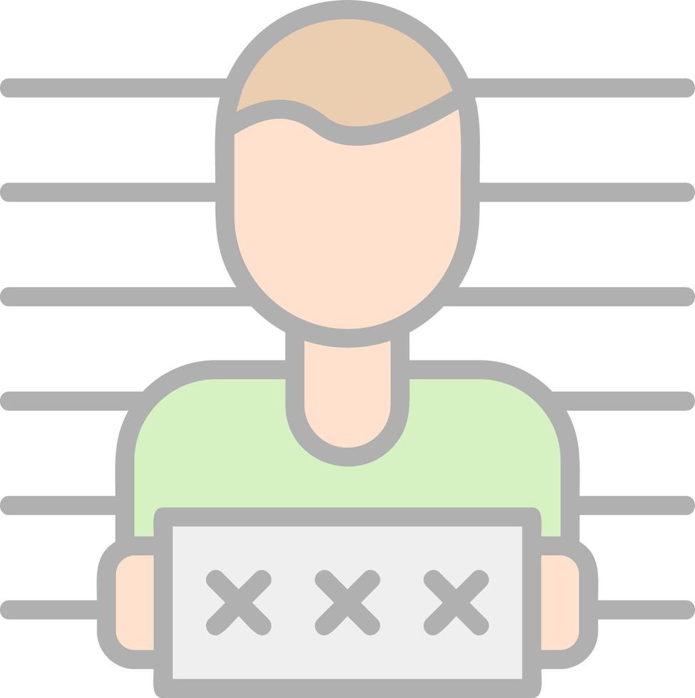 Mugshot Vector Icon Design